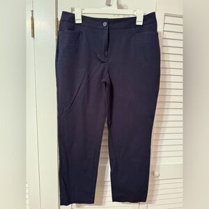Talbots Deep Blue Buttoned Pants